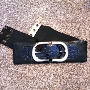 Ladies leather belt